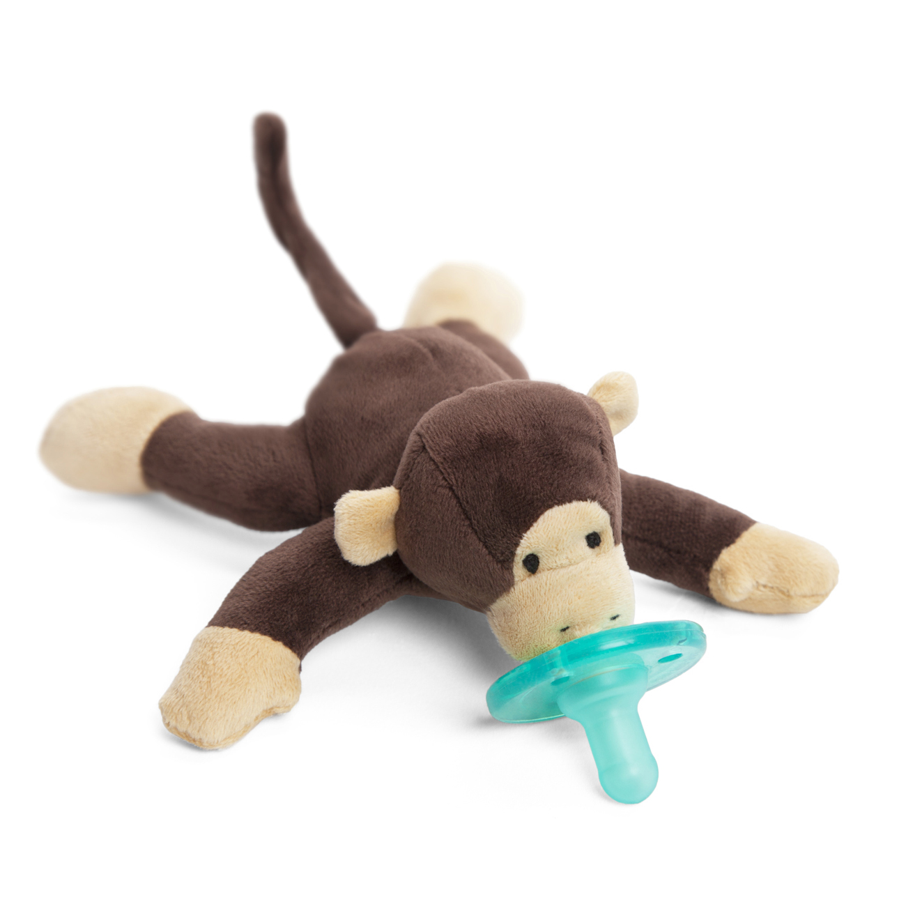 monkey with pacifier